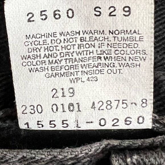 VINTAGE Levi’s 550 2000 Y2K  Relaxed Fit Tapered Leg Mom Jeans High Waisted 6S - Picture 5 of 5